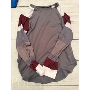 Striped Long Sleeve Shirt Size M